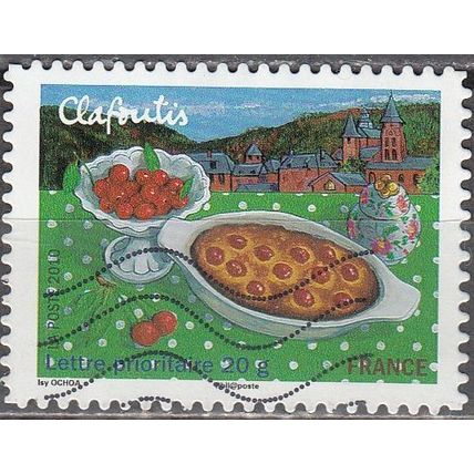France 2010 Michel 4879 O Cote (2010) 1.10 € Clafoutis aux cerises