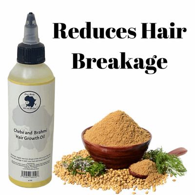African Chebe and Brahmi Super Strength Hair Growth Oil Ebony's Beauty Hair a...