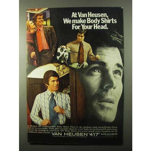 1971 Van Heusen 417 Shirts Ad - Body Shirts