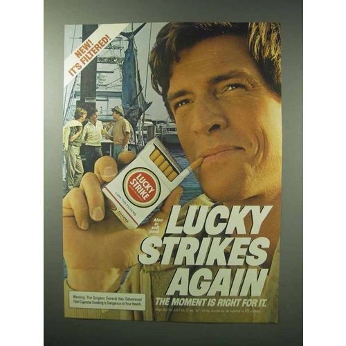 1983 Lucky Strike Cigarettes Ad