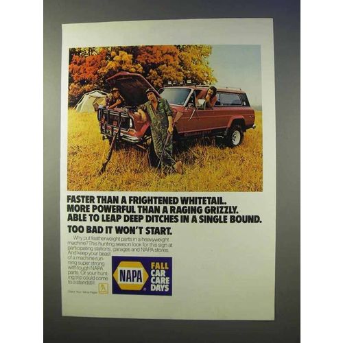 1983 NAPA Auto Parts Ad - Too Bad Won't Start