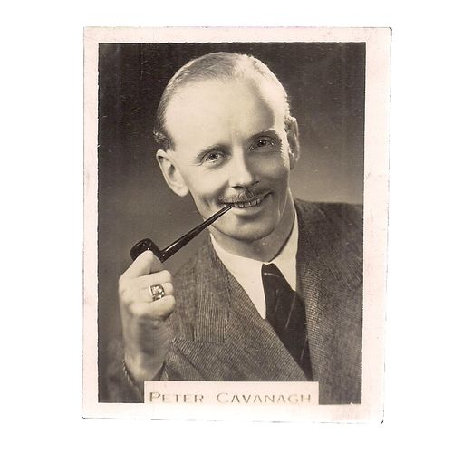 PETER CAVANAGH..TV/radio comedy small photograph vintage 9 x 7 cms