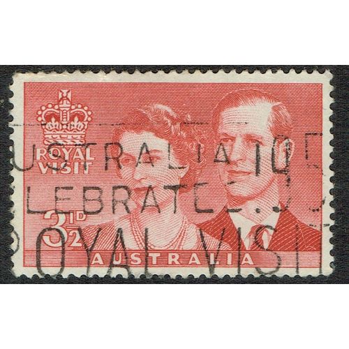 Australia 1954 Royal Visit 3 ½d Scarlet SG272 GU