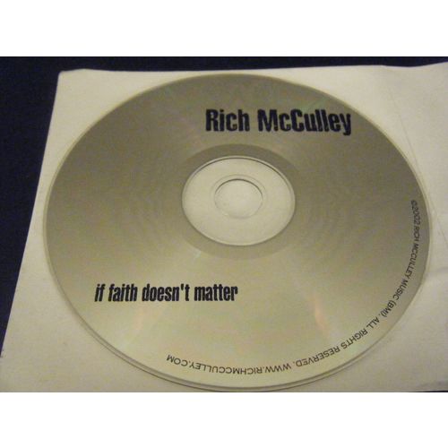 If Faith Doesn't Matter by Rich McCulley (CD, 2002)