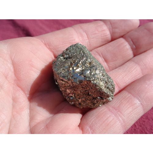 A Pyrite Raw 1.5 Inch Energy Work Metaphysical Gridding