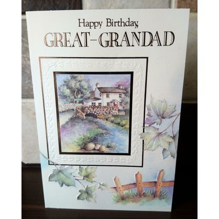 Great Grandad Birthday Card - 003