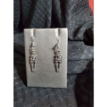 Silver Skelaton Earrings