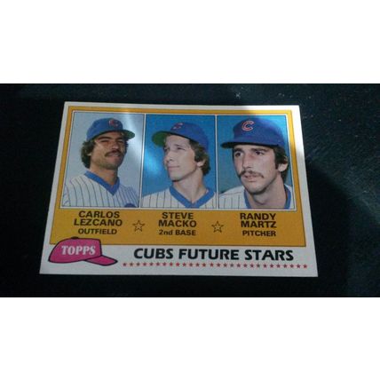 1981 Topps Card # 381 Chicago Cubs Future Stars Excellent (5)