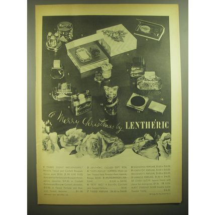 1945 Lentheric Perfume Advertisement