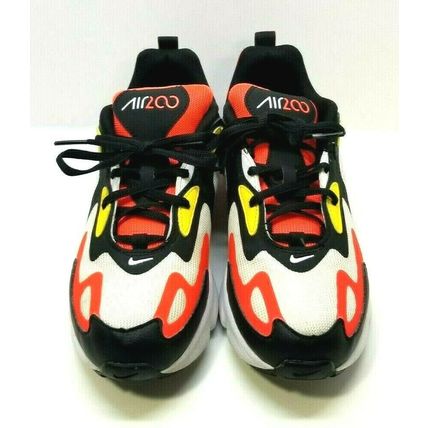 Nike Air Max 200 AT5627-005 White Black Crimson Youth Boy's Shoes 5Y (G25)