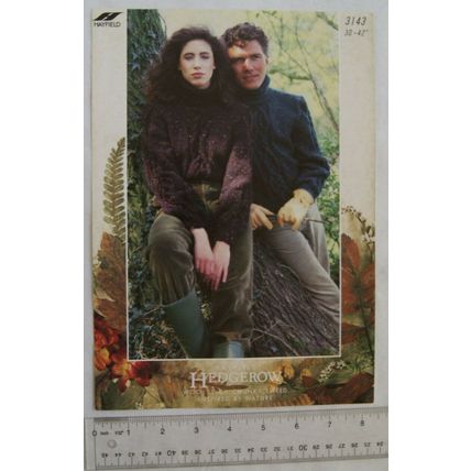 Vintage: Hayfield 3143 sweaters for him and her, chunky