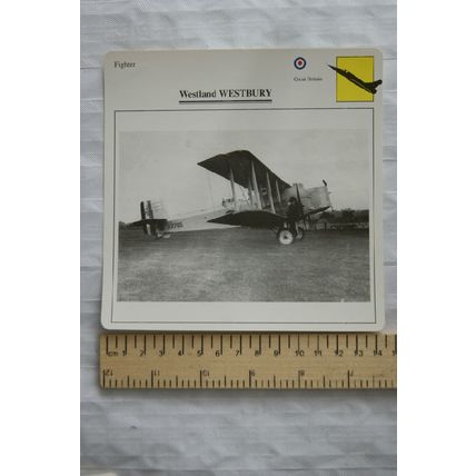 Westland Westbury - GB - Fighter - Collectors Club Card