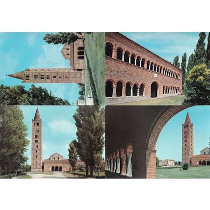 Ferrara Palace De Justice Pomposa Abbey 4x Postcard s