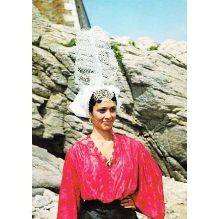Sablaise France French Lady Ladies Jewellery Fashion Dress Costume Postcard