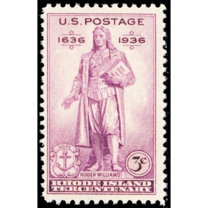 Rhode Island One PACK OF TEN 3 Cent Postage Stamps Scott 777