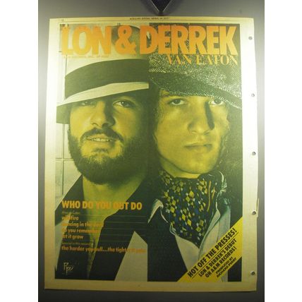 1975 Lon & Derrek Van Eaton Who Do You Out Do Album Advertisement