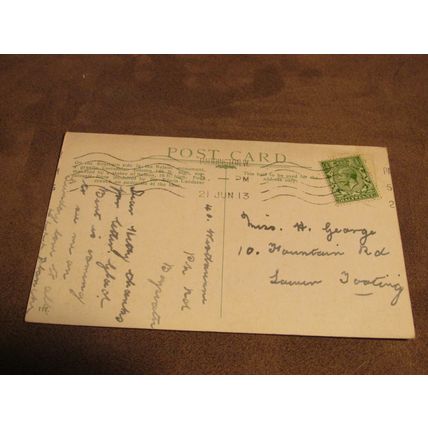 1913 fr Postcard - Trafalgar Square scene - London