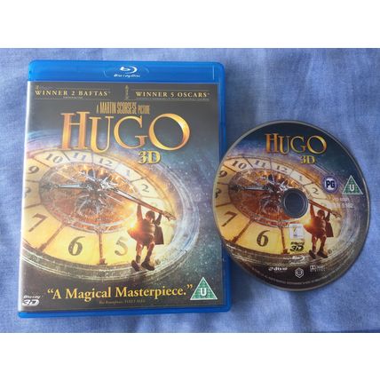 HUGO (2011 Blu-Ray of Martin Scorsese film) Ben Kingsley Chloe Grace Moretz Asa