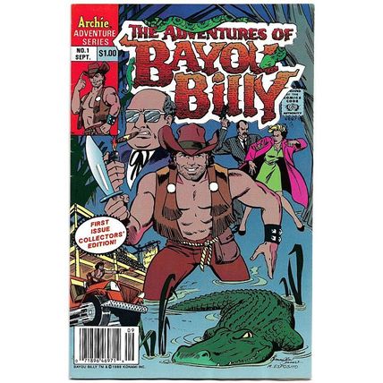 The Adventures Of Bayou Billy #1 (1989) *Archie Comics / Konami / Annabel*