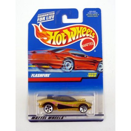 Hot Wheels Flashfire #802 Gold Die-Cast Car 1998