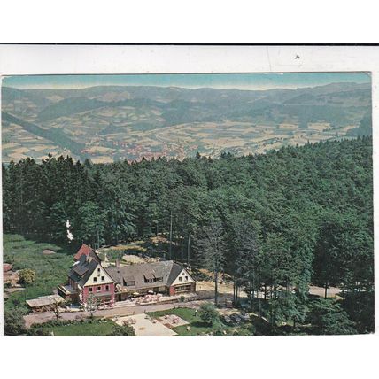 Pilsterhof Waldhotel Bad Bruckenau Germany Postcard used creased