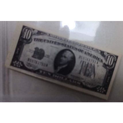 set of mini dollars 2 inch x 3/4 inch doll house money