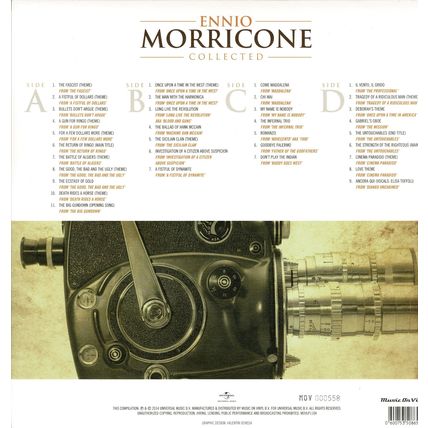 Ennio Morricone: Collected - Limited Edition & Numbered-2 LP (Clear Vinyl)