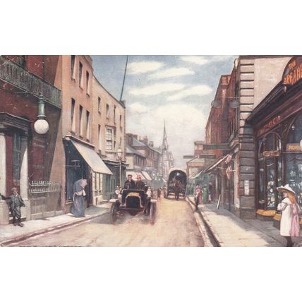 Poole, High Street Dorset Postcard (DOR79278)