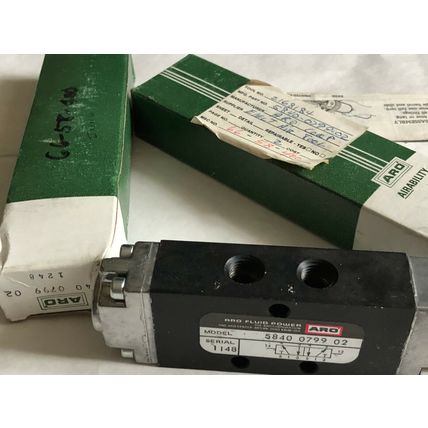 NEW ARO 5840 0799 02 AIR PNEUMATIC VALVE ARO FLUID POWER,5840079902,EJ