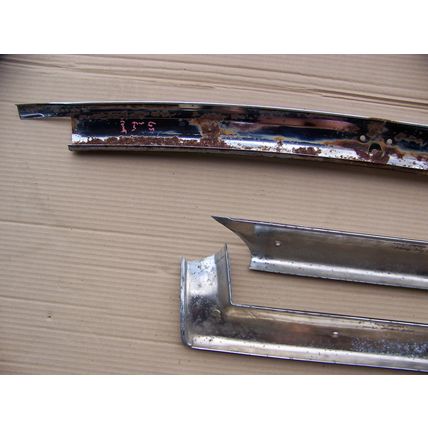 1965 66 PLYMOUTH SPORT FURY CONVERTIBLE INSIDE WINDSHIELD TRIM OEM
