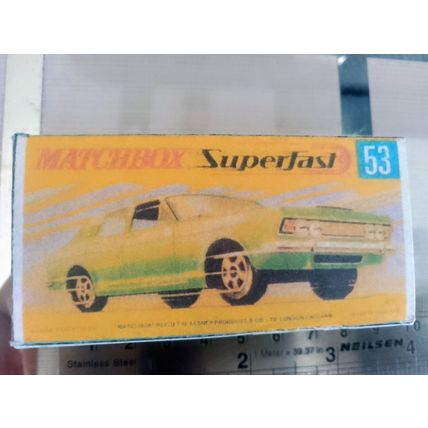Matchbox - No53 Ford Zodiac Replica - Copy Box