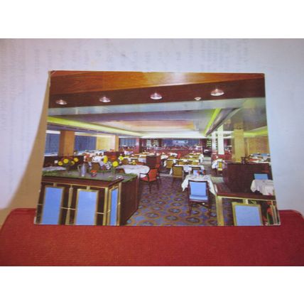 INTERIOR, S.S. ''EMPRESS OF CANADA'', CANADIAN PACIFIC used postcard 1966 pm =