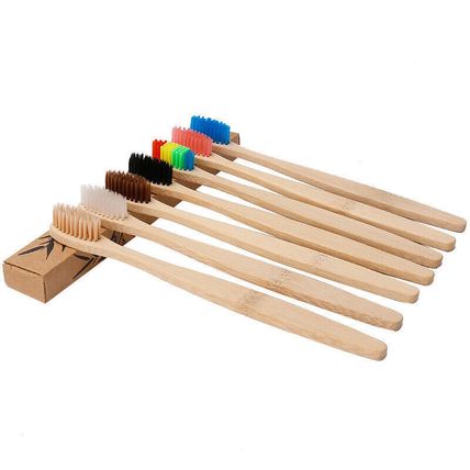 Bamboo Toothbrush Hotel Bamboo Charcoal Disposable Soft-bristle Toothbrush