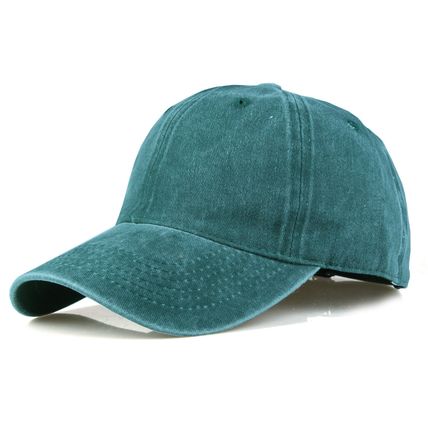 Unisex Cap Plain Color Washed Baseball Cap Casual Adjustable Outdoor Trucker