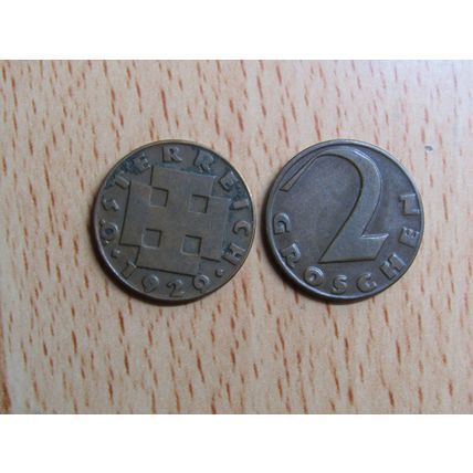 Austria 1929 2 Groschen Coin