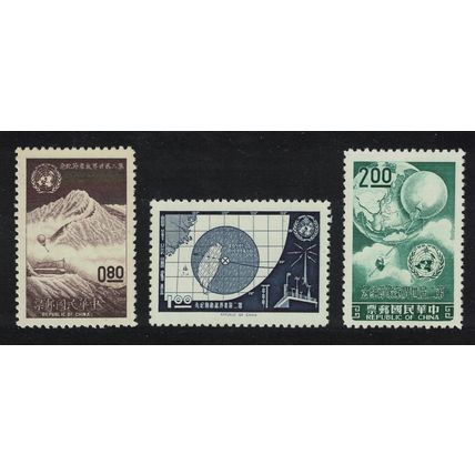 Taiwan World Meteorological Day 3v 1962 MNH SG#436-438 MI#452-454
