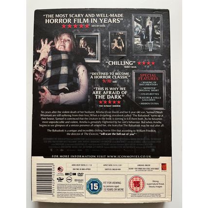 THE BABADOOK (UK DVD, 2015)
