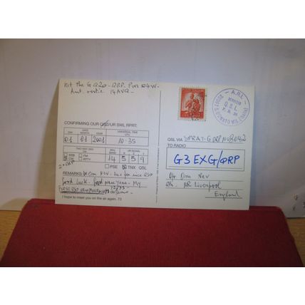 QSL card MILANO, ITALY 2001 =