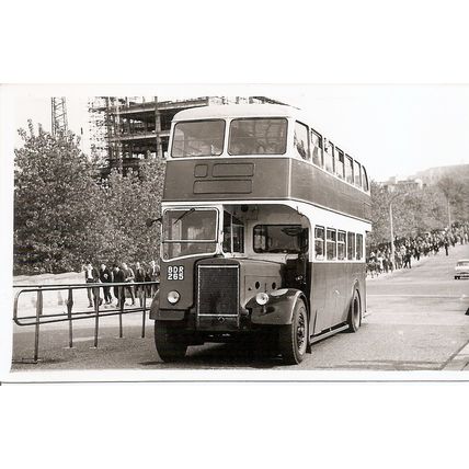 Black & White Photograph of Plymouth Corporation Transport - BDR 265