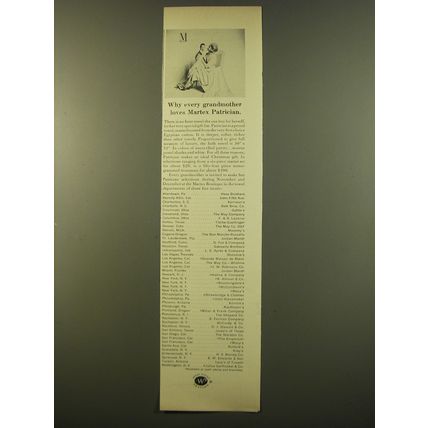 1961 Martex Patrician Towels Advertisement - Why every grandmother loves