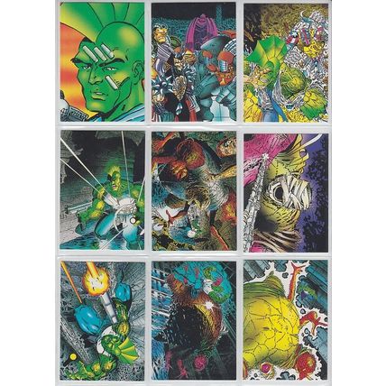 1992 The Savage Dragon Trading Cards 55-63 Erik Larson Comic Images