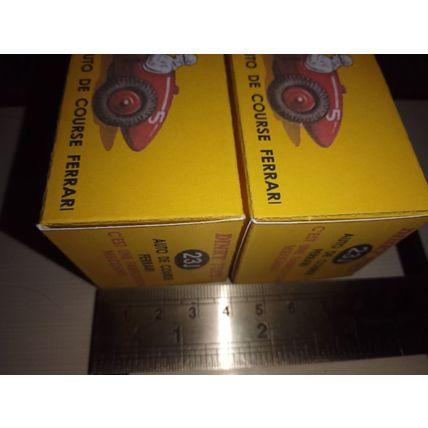 Dinky No23j Early Ferrari Racing Car - Replica / Repro Box