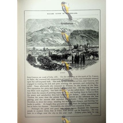Annecy, France, Book Illustration (Print), c1890