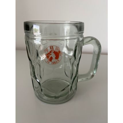 DUTCH GLASS PINT BEER TANKARD (1989)