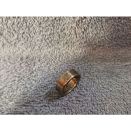 1973 Washington Quarters, Handmade Coin Ring, Size 7
