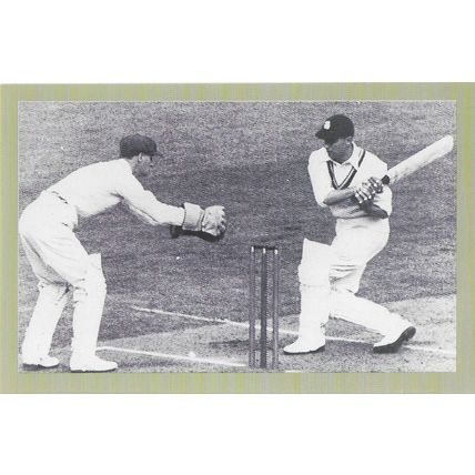 Postcard Cricket England Australia Len Hutton 1946 Melbourne Victoria Nostalgia