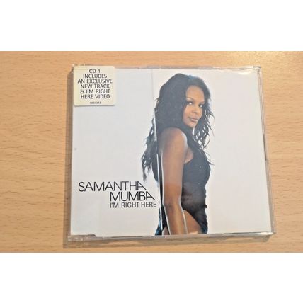Samantha Mumba - I'm Right Here. Enhanced video CD1 CDS (2002) VGC.