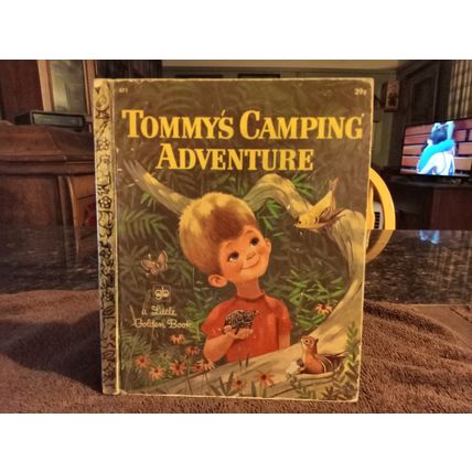 Little Golden Book Tommy's Camping Adventure By Gladys Saxon (B) Edition 1971