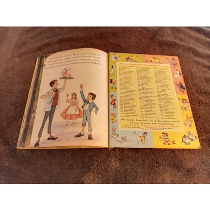 Old Vintage Little Golden Book Walt Disney Babes In Toyland (A) Edition 1961