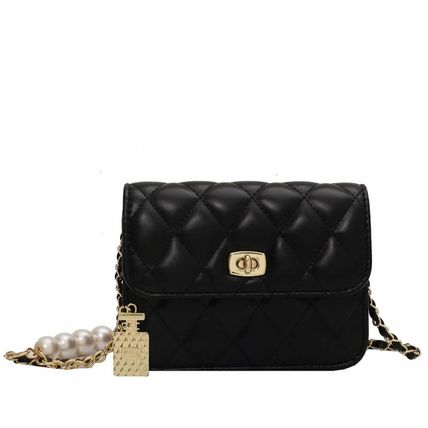 Lingge Chain Bag Fashion Small Square Bag Shoulder Bag